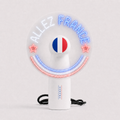 France LED message handheld fan for fan gifts